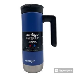 Contigo Superior 20 oz Insulated Stainless Steel Travel Mug With Handle